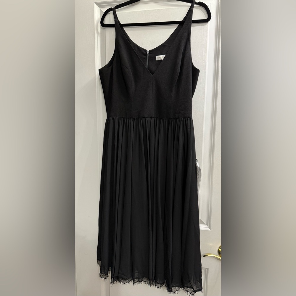Dress the Population Black Midi Dress
